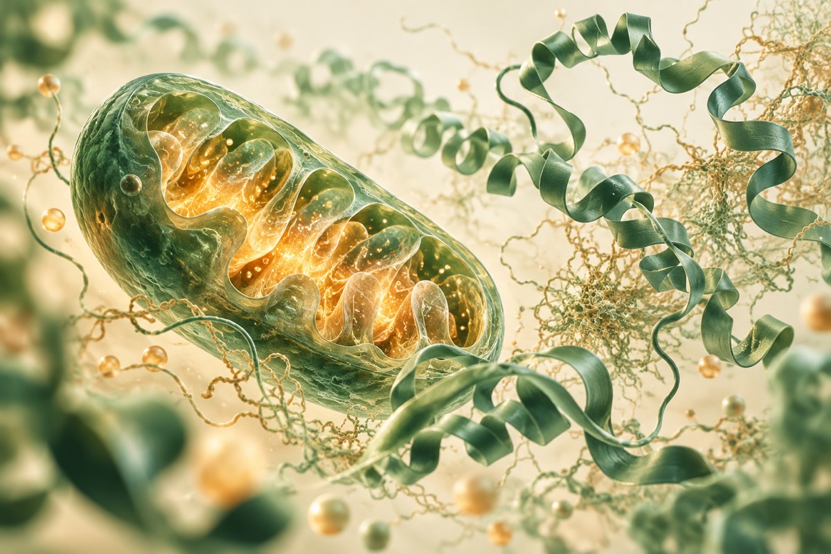 AI-generated representative illustration: A new connection between tau protein and cellular energy production