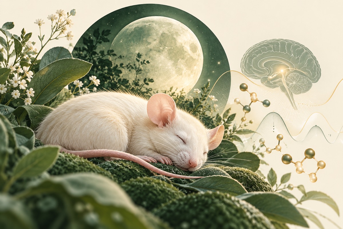 AI-generated representative illustration: The sleeping body stays busy: a sleep–hormone link in mice
